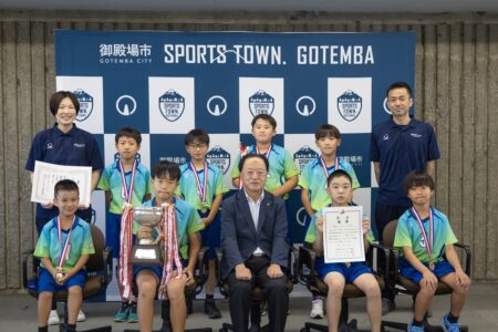 北駿バレーボールクラブ男子　全国大会出場決定！選手の皆さんが表敬訪問されました🏐