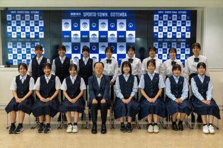 御殿場連合女子ハンドボールの皆さまが市長を表敬訪問しました！