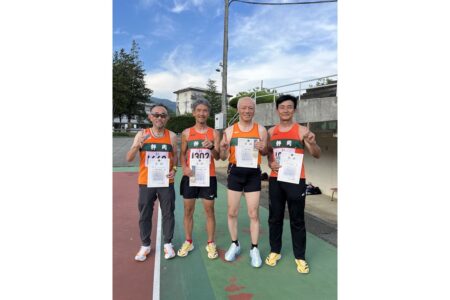 御殿場市在住・江藤雅之さん　 ４×１００ｍリレー（６５歳以上の部）で日本新記録更新！🏃💨